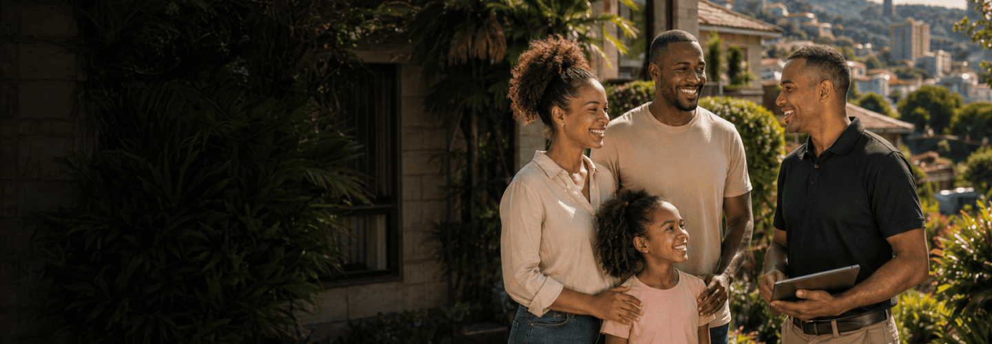 Advance Real Estate agent with a local family